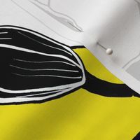 Black and white yellow-2 orchid 2020