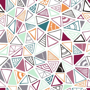 triangles - multi color light