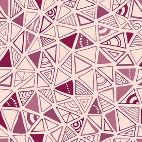triangles - pink