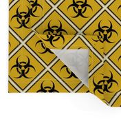 Biohazard caution squares  (large)