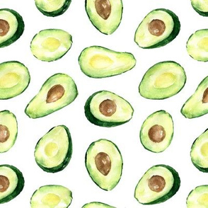 halves of avocado