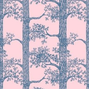 Pine Forest (Pink and Blue) – Small Scale