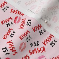 4" Kisses 25¢ // Blush