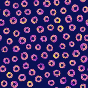 batik donut polkadots in Bob's colors