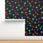 Holiday Lights on Black (small scale)