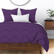 Small Paisley Positivity aubergine