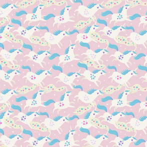 Chubby Unicorn Run - Pink