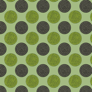 Allium Dots - Green