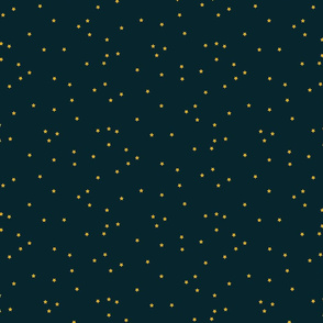 Sparkly Christmas Stars on teal