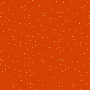 Sparkly Christmas Stars on orange