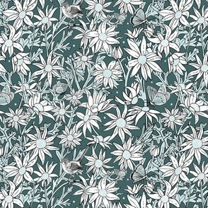 Superb Flannel Flowers-Smaller scale