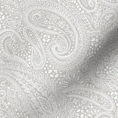 small Paisley Positivity light grey