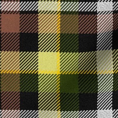 Brown Yellow and Green Plaid