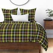 Brown Yellow and Green Plaid