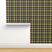 Brown Yellow and Green Plaid