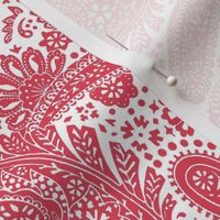 small Paisley Positivity red