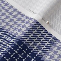 Houndstooth Checkerboard Plaid in Blue and Lavender