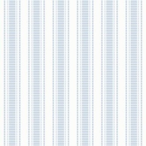 Grosgrain Stripe: Chambray Blue & White 3/4" Stripe