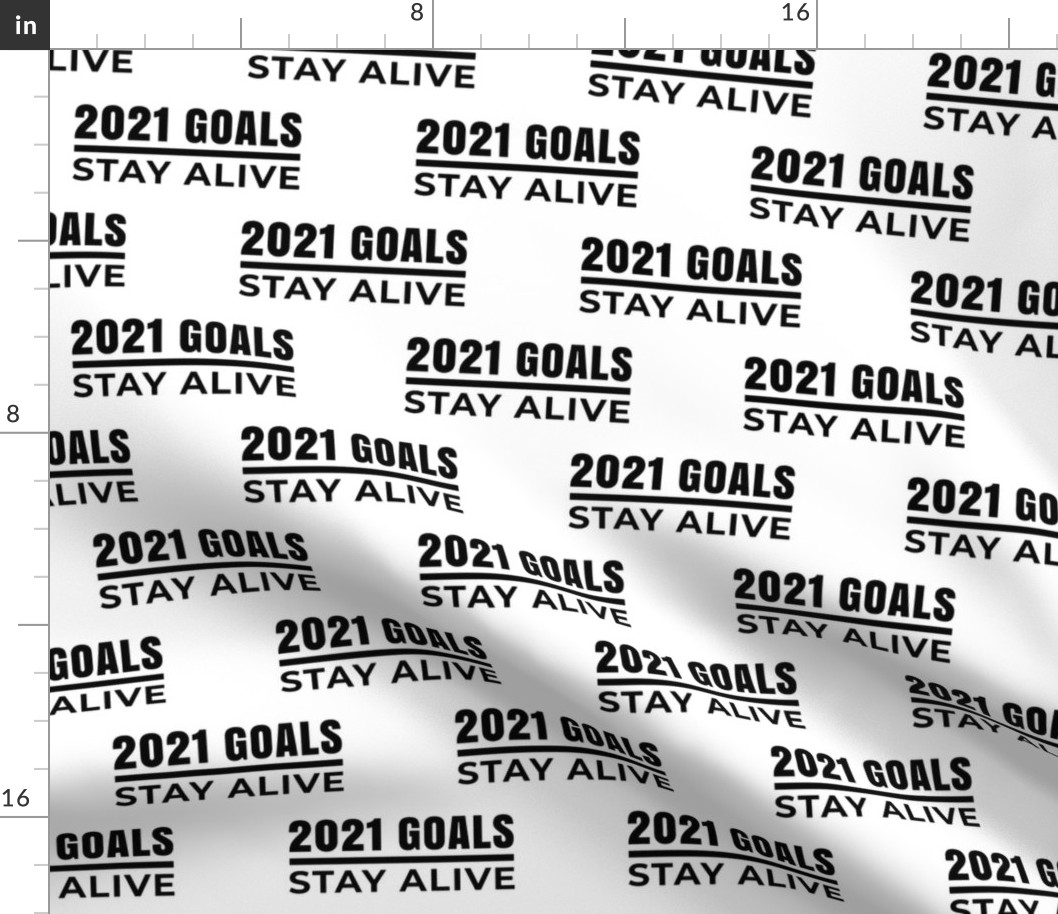 2021 Resolution Goals: Stay Alive