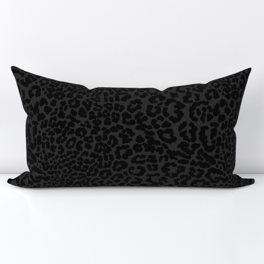 Black Leopard Animal Print