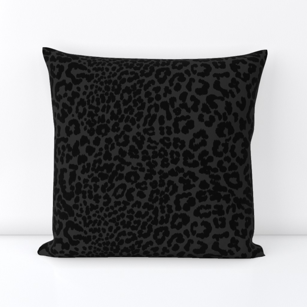 Black Leopard Animal Print