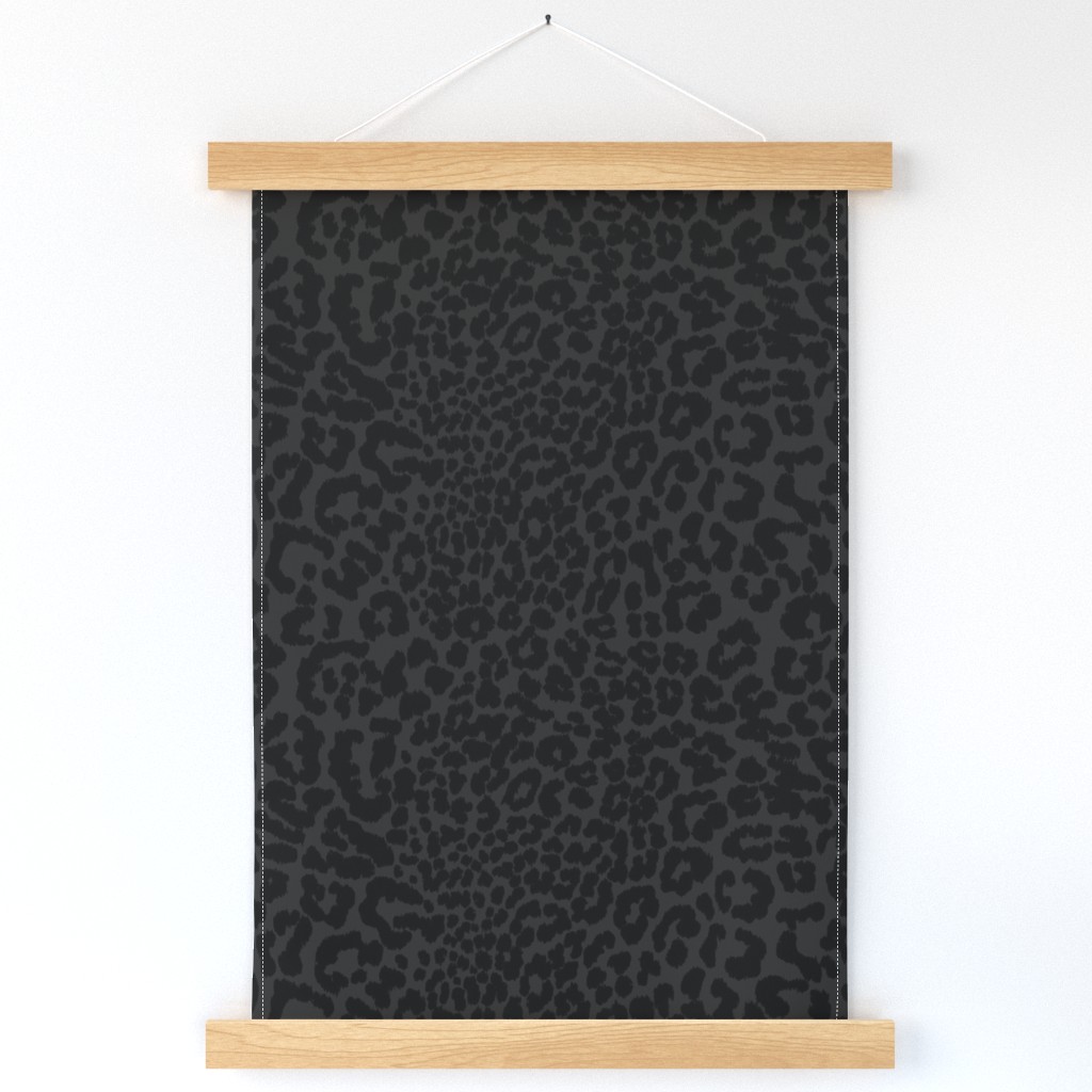 Black Leopard Animal Print