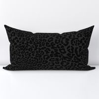 Black Leopard Animal Print