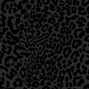 Black Leopard Animal Print