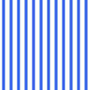 Nautical Stripe - White & Blue