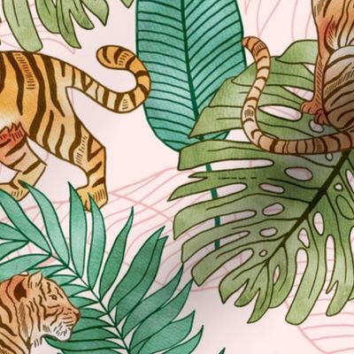 Tiger and Plants