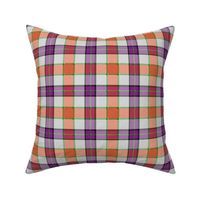 Purple and Orange Tartan