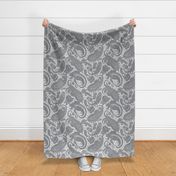 large Paisley Positivity dark grey