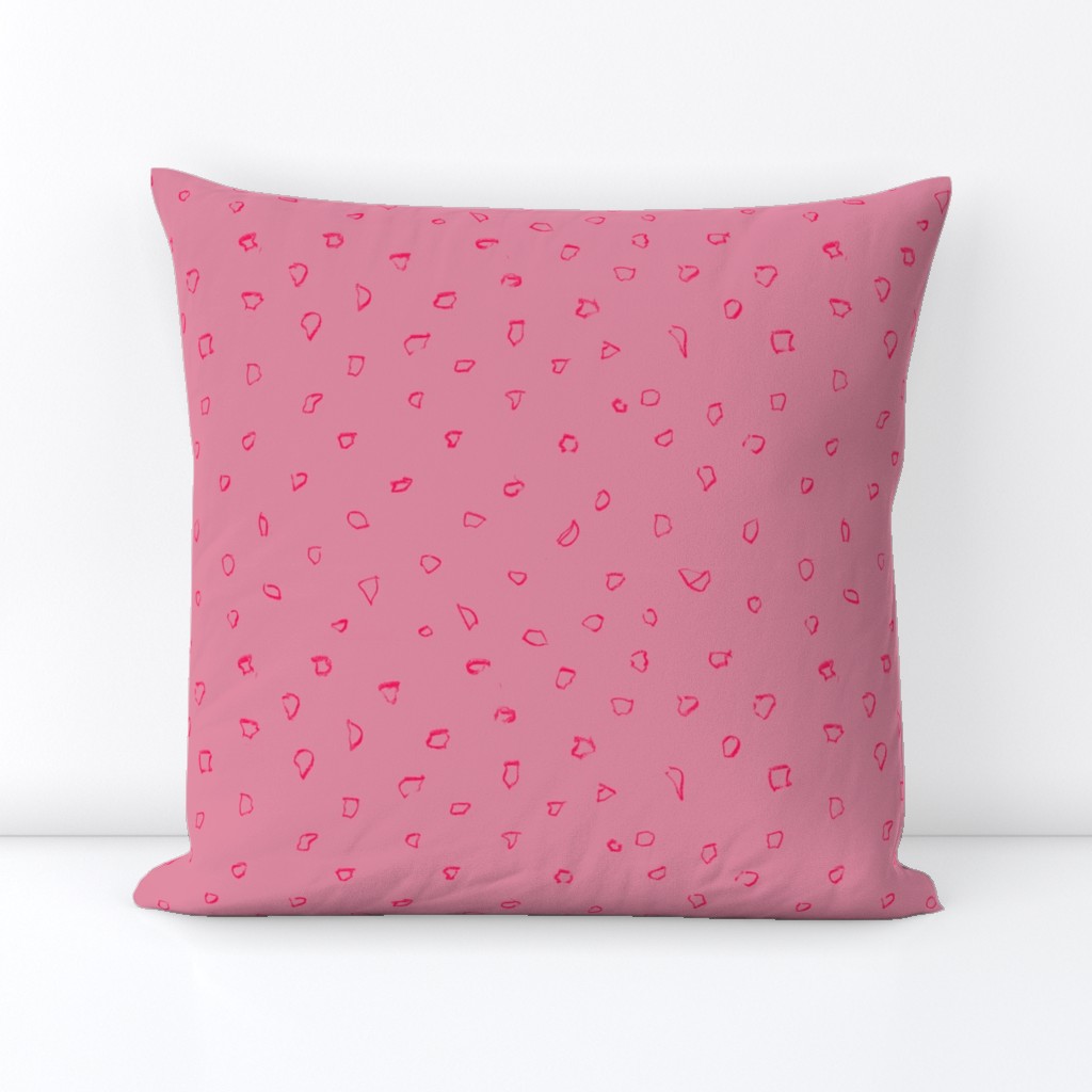 Eros Hot Pink Lavender Dots