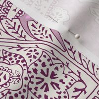 large Paisley Positivity lilac tones