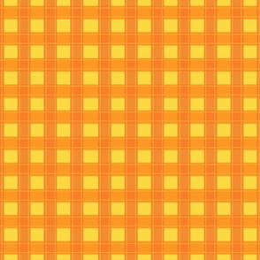 Yellow Orange Plaid