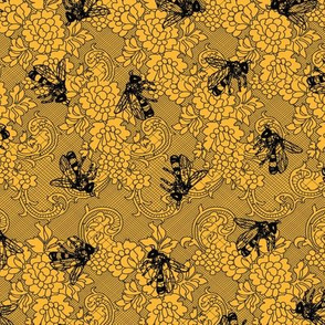 Bees on Lace