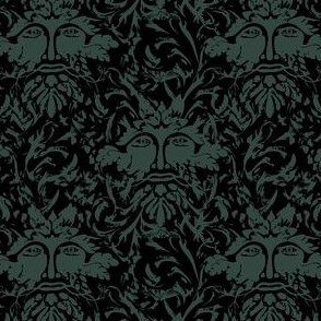 Greenman Blockcut Damask 