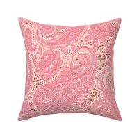 large Paisley Positivity red terracotta