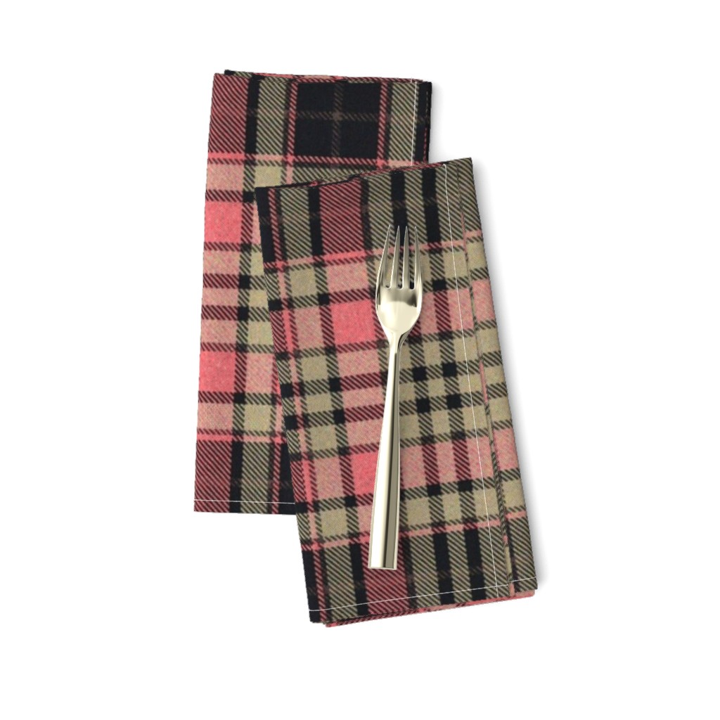 Pink and Tan Tartan