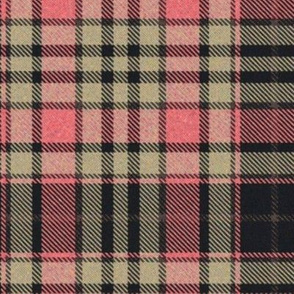 Pink and Tan Tartan