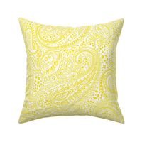 large Paisley Positivity yellow