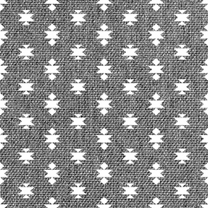 Boho geometric small Aztec gray texture white