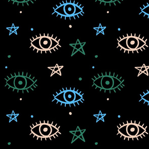 Evil eye pattern