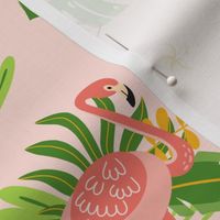 Pink Flamingo. Tropical vibes
