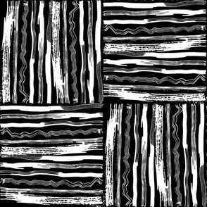 white black lines squares brush strokes design abstract simple scandinavian style background grunge texture. trend of the season. 