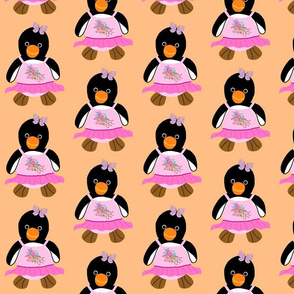 Mimi, Ballerina Penguin - apricot, large 