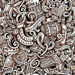 Oktoberfest Graphics Doodle