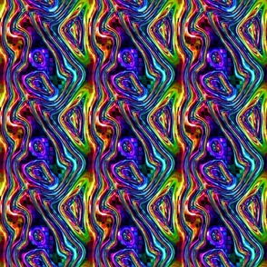 MEDIUM SCALE DISCO CLUB NEON LIGHTS mosaic waves multicolor PSMGE