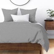 Gray and White Houndstooth Plaid