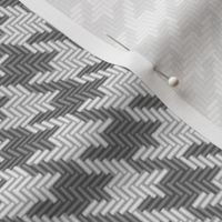 Gray and White Houndstooth Plaid